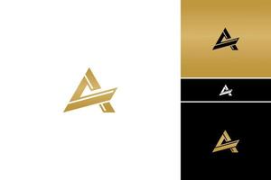 Luxury A letter, initial. Icon, monogram, minimalist, vector, logo design, template vector