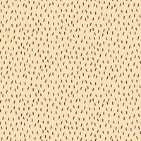 Decorative seamless dots pattern on pastel background. Nude cream color with dots. vector