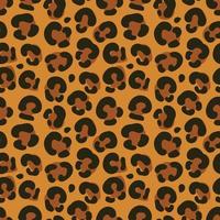 Leopard spots seamless pattern. Vector repeating background. EPS10.