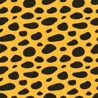 Cheetah spots seamless pattern. Vector repeating background. EPS10.