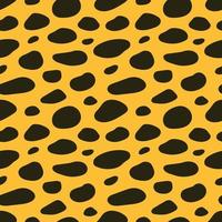 Cheetah spots seamless pattern. Vector repeating background. EPS10.