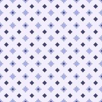 Seamless geometric pixel pattern monotone purple tone. vector