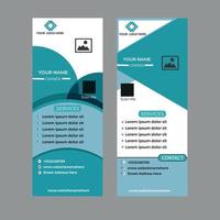 Roll Up banner vector