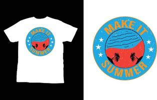 Vector Summer t-shirt-design