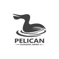 Pelican Simple Logo Vector Illustration