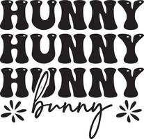 Hunny Hunny Hunny Bunny vector