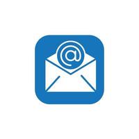 Business Email. App Icon Button vector