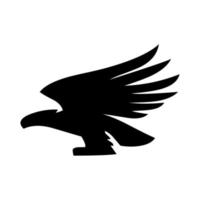 eagle logo vector. eagle silhouette various design models, eagle head icon silhouette is very suitable for use in t-shirts, tattoos, and other design elements. vector