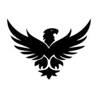 águila logo vector. águila silueta varios diseño modelos, águila cabeza icono silueta es muy adecuado para utilizar en camisetas, tatuajes, y otro diseño elementos. vector