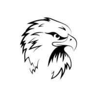 eagle logo vector. eagle silhouette various design models, eagle head icon silhouette is very suitable for use in t-shirts, tattoos, and other design elements. vector