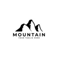 mountain silhouette vector design