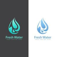 water drop logo vector