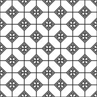 seamless pattern of geometric tile texture vector
