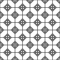 seamless pattern of geometric tile texture vector