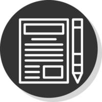 Blogger Vector Icon Design