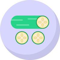 Cucumber Vector Icon Design