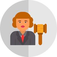 Judge Vector Icon Design