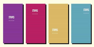 Colorful static lines background template copy space for poster, flyer, brochure, or business card vector