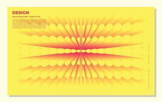 redondeado amarillo antecedentes modelo Copiar espacio para póster, aterrizaje página, bandera, volantes, folleto, o folleto vector