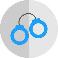 Handcuffs Vector Icon Design