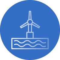 diseño de icono de vector de turbina