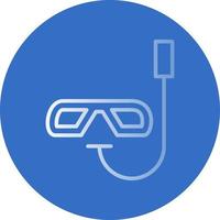 diseño de icono de vector de snorkel