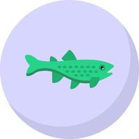 Trout Vector Icon Design