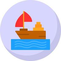 diseño de icono de vector de barco