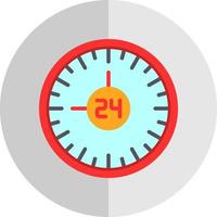 24h Vector Icon Design