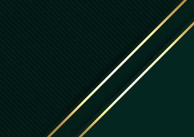 Banner luxury gold shiny line modern style decorating green background vector