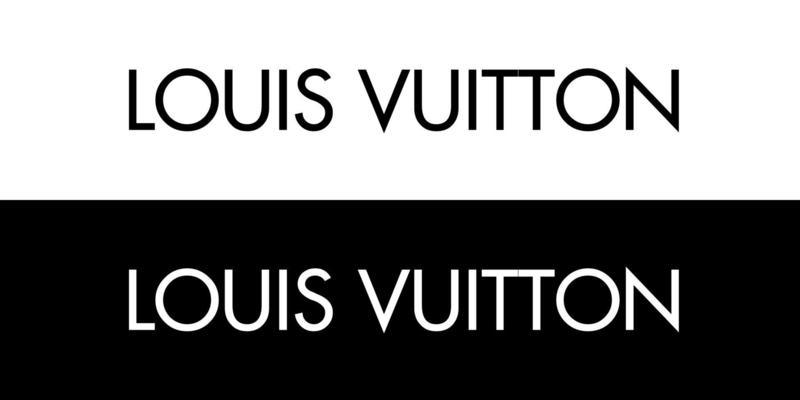 Louis Vuitton Logo - Louis Vuitton Icon with Typeface on White and Brown  Background 21059832 Vector Art at Vecteezy