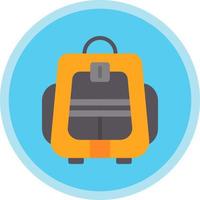 Backpacker Vector Icon Design