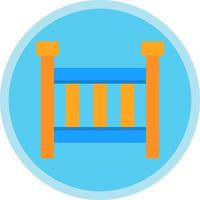 Crib Vector Icon Design
