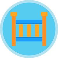 Crib Vector Icon Design