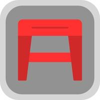 Stool f Vector Icon Design