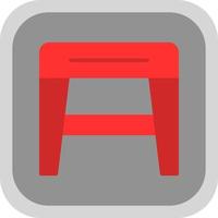 Stool f Vector Icon Design