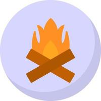 Bonfire Vector Icon Design