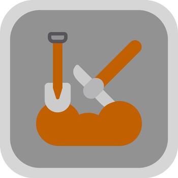 Digging Vector Icon Design