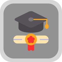 diseño de icono de vector de graduación