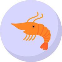 Shrimp Vector Icon Design