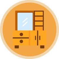 Dressing Table Vector Icon Design