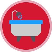 Bathtub Vector Icon Design