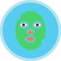 Face Mask Vector Icon Design