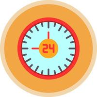 24h Vector Icon Design