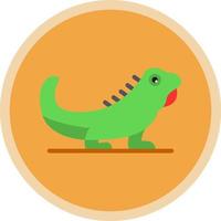 Iguana Vector Icon Design