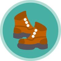 diseño de icono de vector de botas