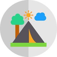 Tent Vector Icon Design