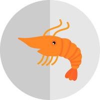 diseño de icono de vector de camarones