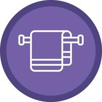 Towel Vector Icon Design