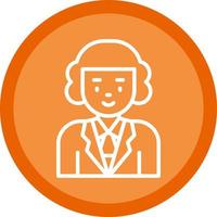 Judge Vector Icon Design